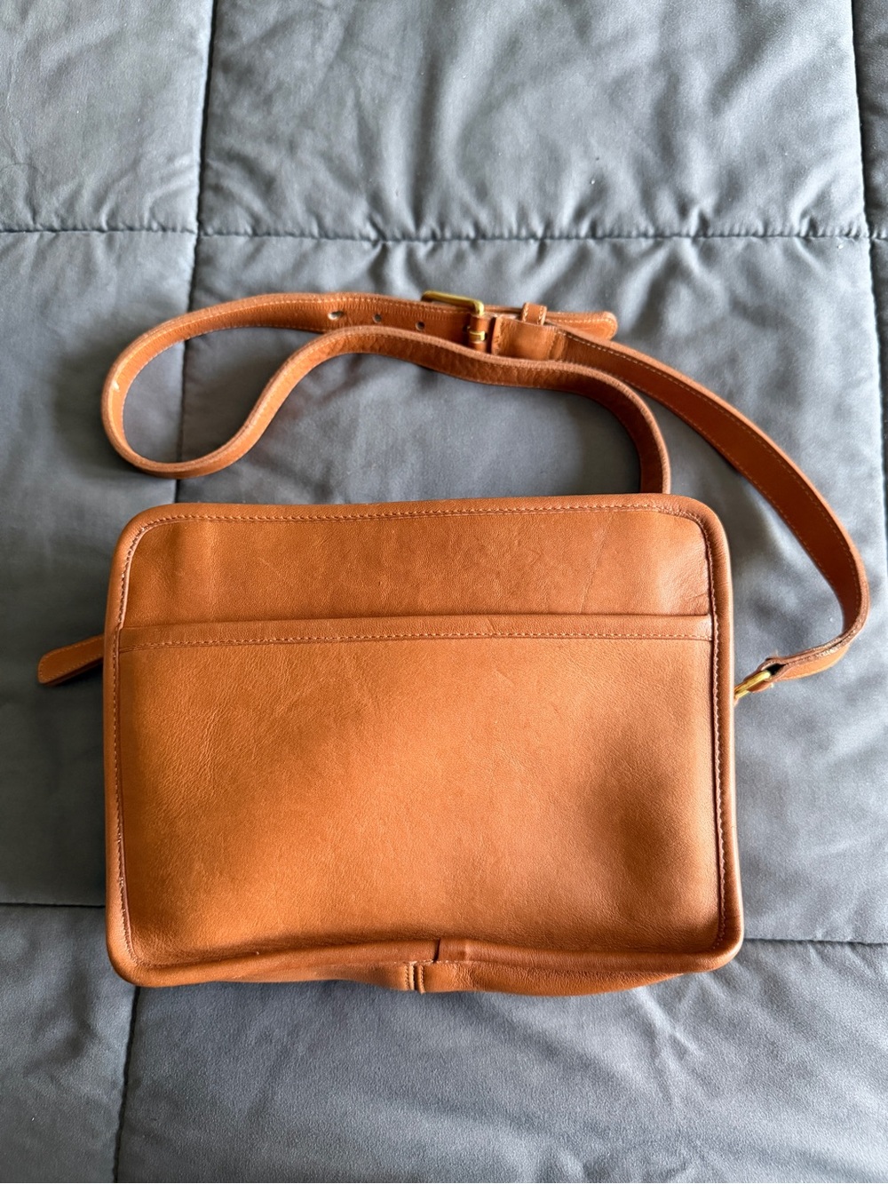 Coach Tan Leather Crossbody Bag